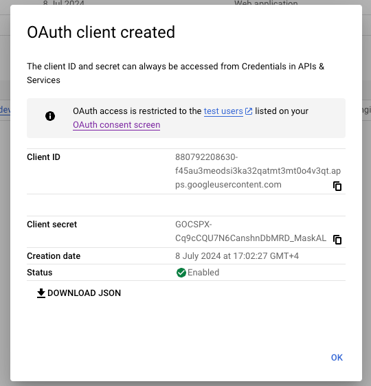 Openid Google part 7